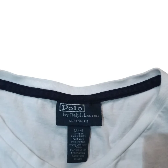 Polo by Ralph Lauren White and Black Graphic Tee - Picture 2 of 6